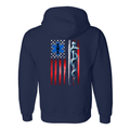 Thin White Line American Flag Premium Hoodie