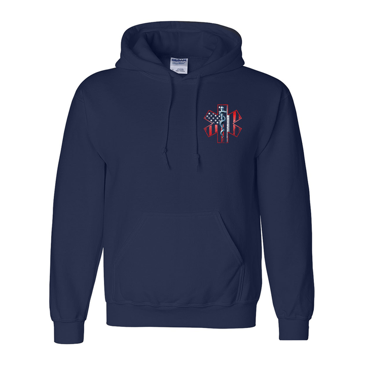 Thin White Line American Flag Premium Hoodie