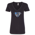 EMS Superman Women's V-Neck Shirt