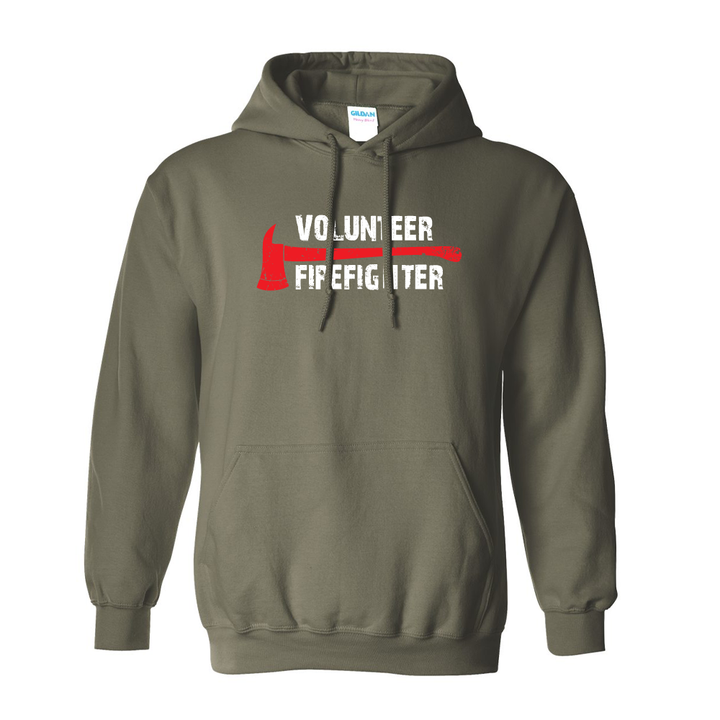 FFC 343 Volunteer Firefighter Axe Premium Hoodie