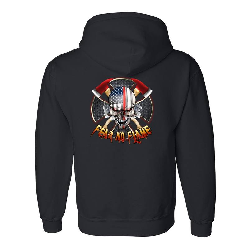 Fear No Flame Firefighter Premium Hoodie