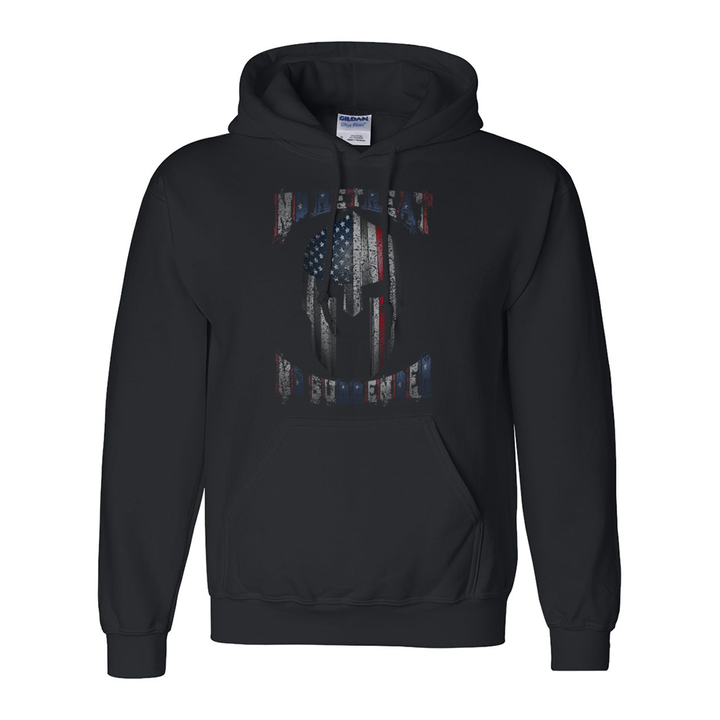 No Retreat, No Surrender Spartan Premium Hoodie