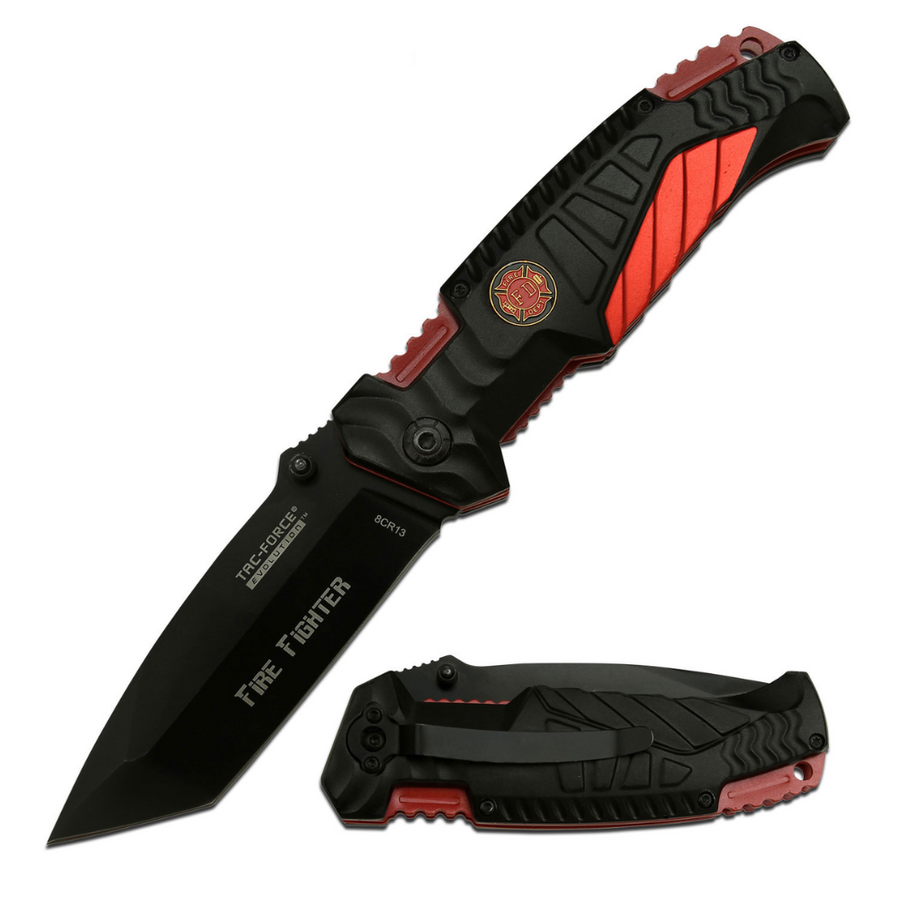 Tac Force Spring Assist Firefighter Knife