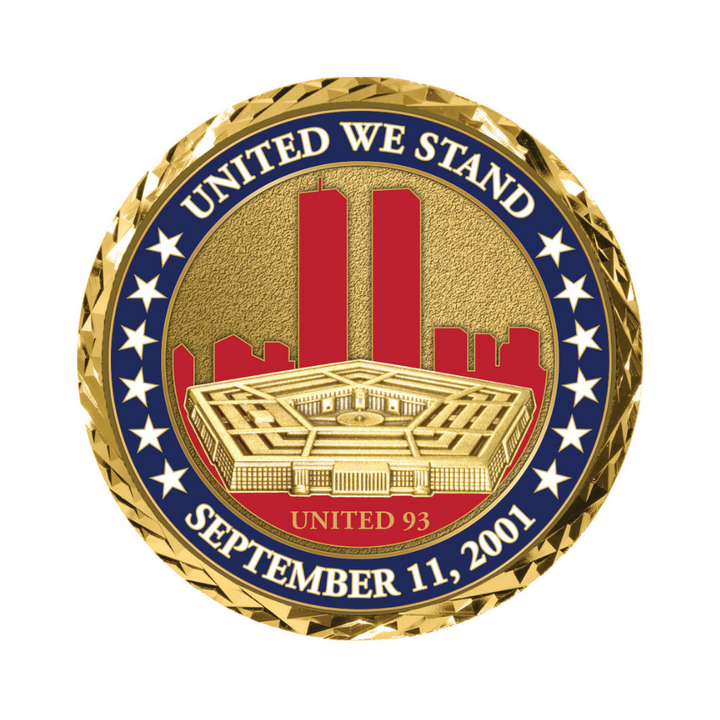 United We Stand Sept 11, 2001 Bronze Challenge Coin