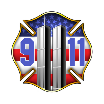 9/11 Twin Towers Maltese Decal