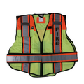 UltraBright Orange & Black Fire Public Safety Vest