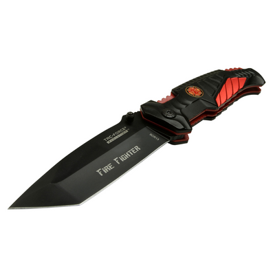 Firefighter Engraved Tactical Knife