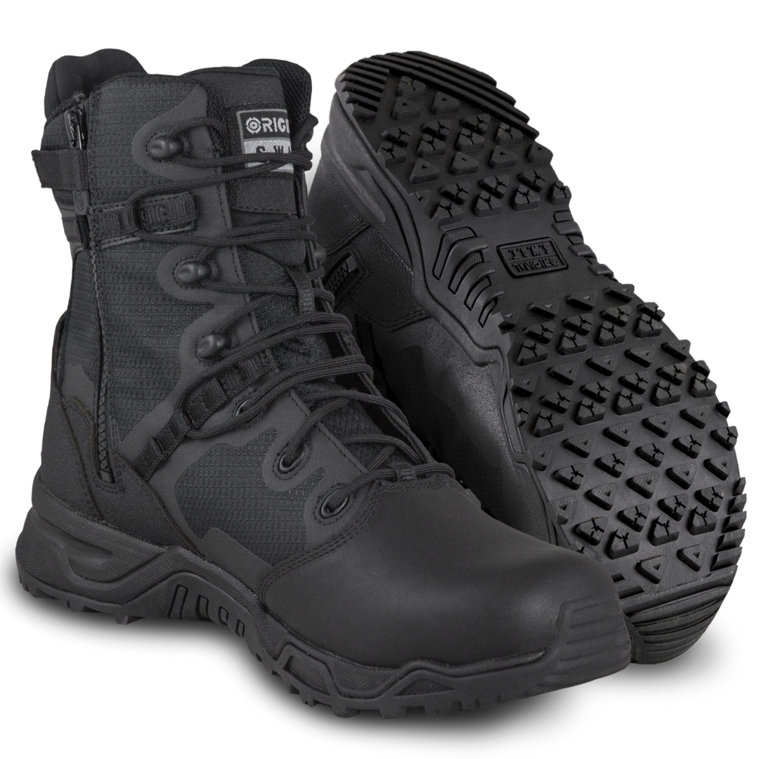 ORIGINAL S.W.A.T. Alpha Fury 8 Boot with Polishable Toe and Side Zipper