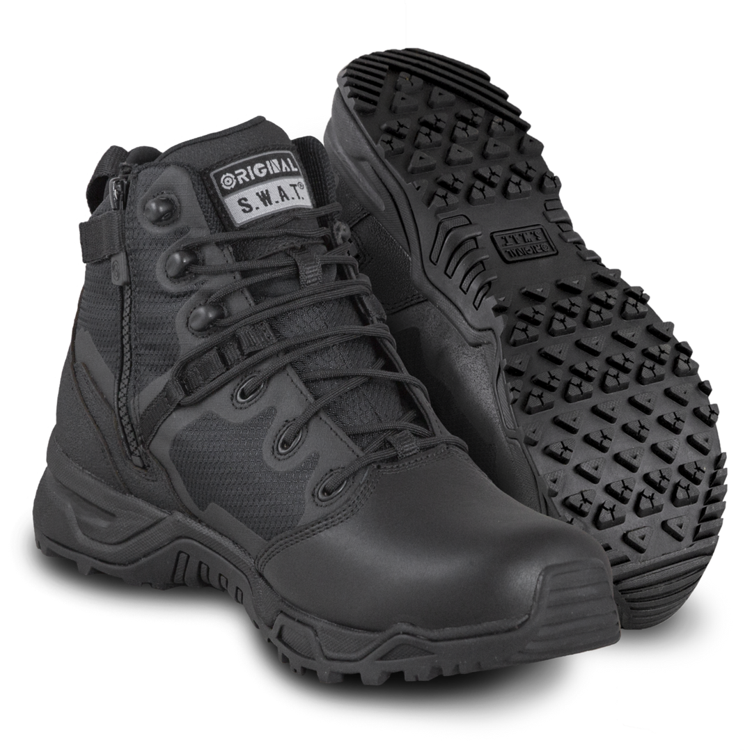 ORIGINAL S.W.A.T. Alpha Fury 6 Polishable Toe and Side Zipper Boot