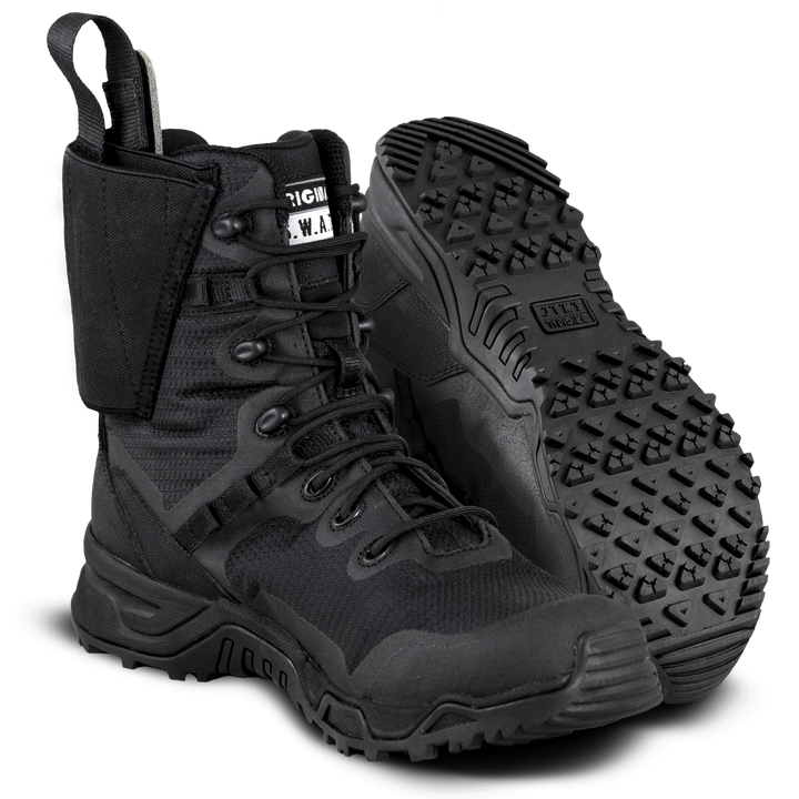 ORIGINAL S.W.A.T. Alpha Defender 8 Boot with Integrated Holster Size 11.5 Black - 50% Off