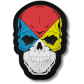 SGT Fire HAZMAT Skull PVC Velcro Patch