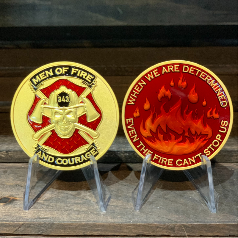 Firefighter 2 Inch Challenge Coin