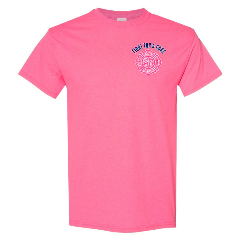 Breast Cancer Awareness Fire Dept Duty Shirt