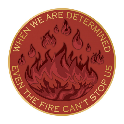 Firefighter Motivational Challenge Coin
