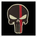 IdentiFire American Bad Ass Thin Red Line Helmet Decal- 2 inch