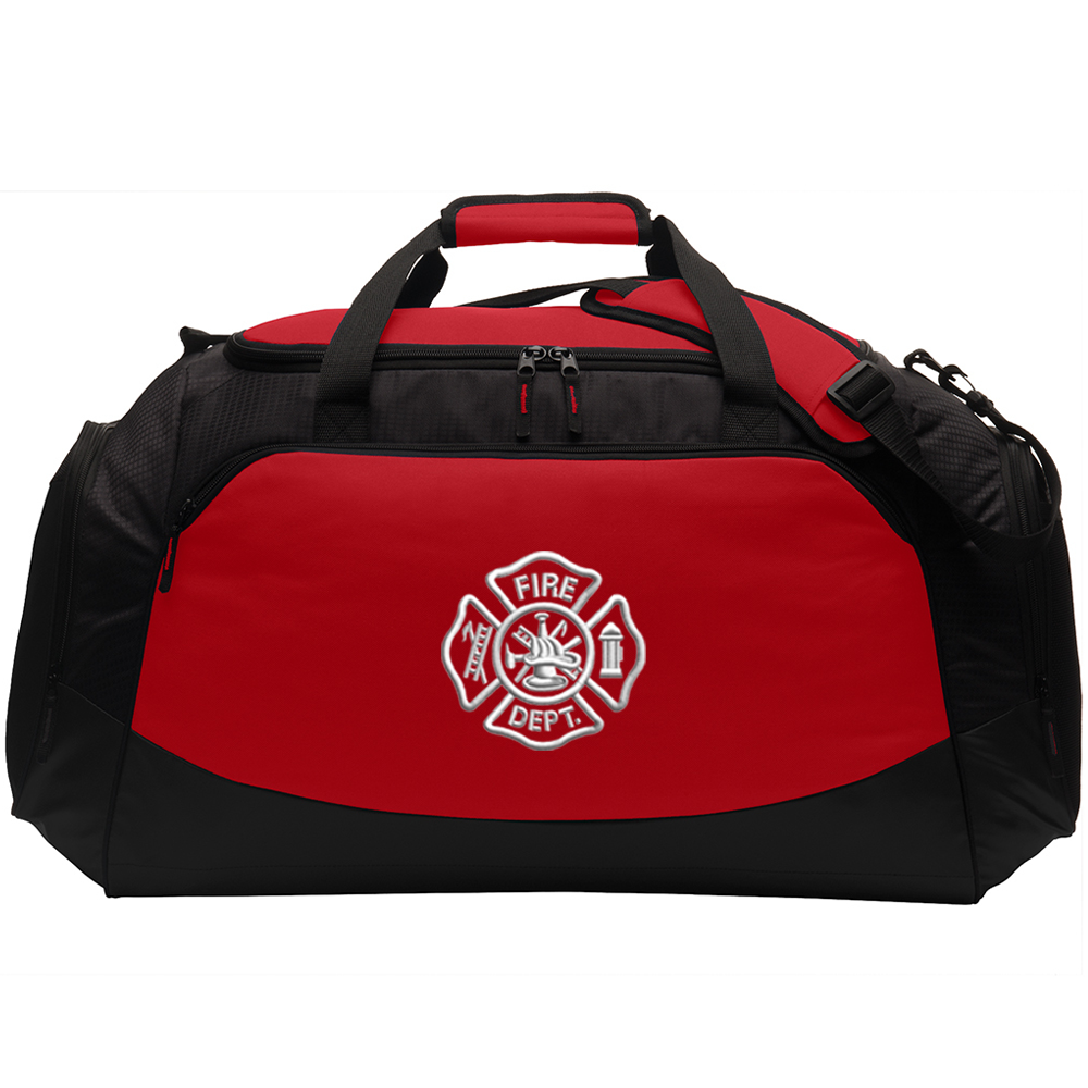 Maltese Embroidered Duffle Bag