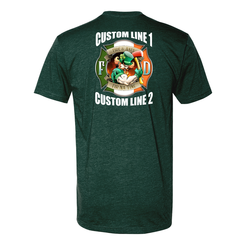 Customized Fire & Axes Irish Premium T-Shirt