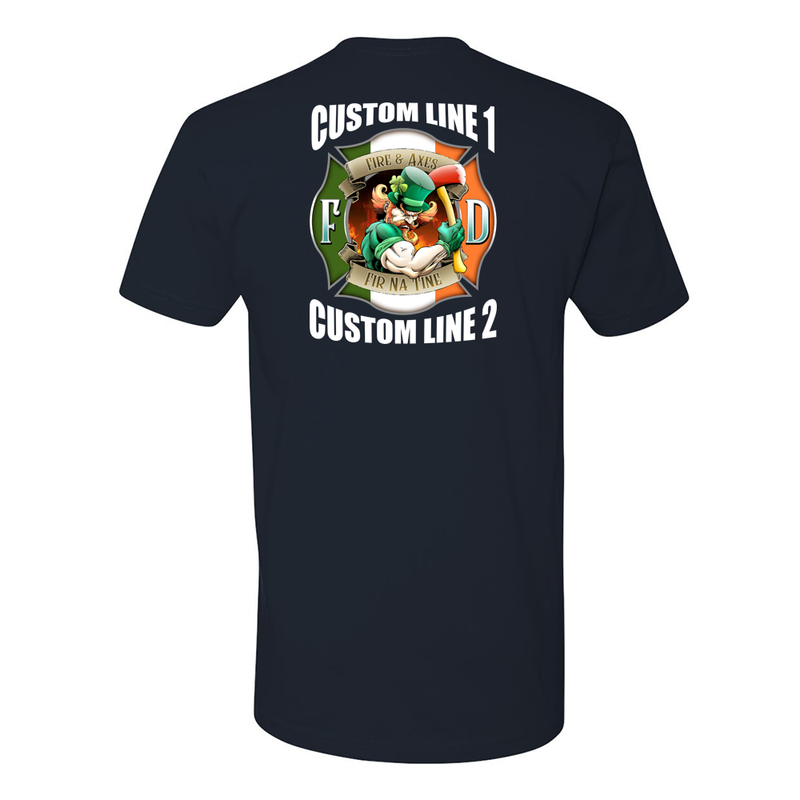 Customized Fire & Axes Irish Premium T-Shirt