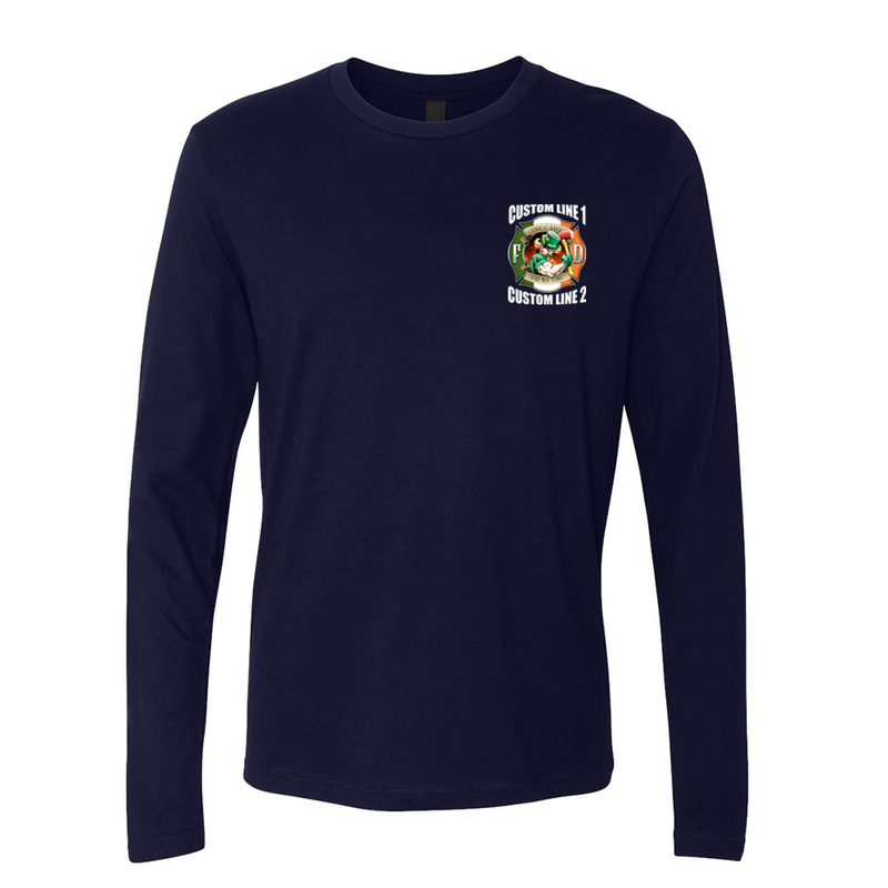 Customized Fire & Axes Irish Premium Long Sleeve Shirt