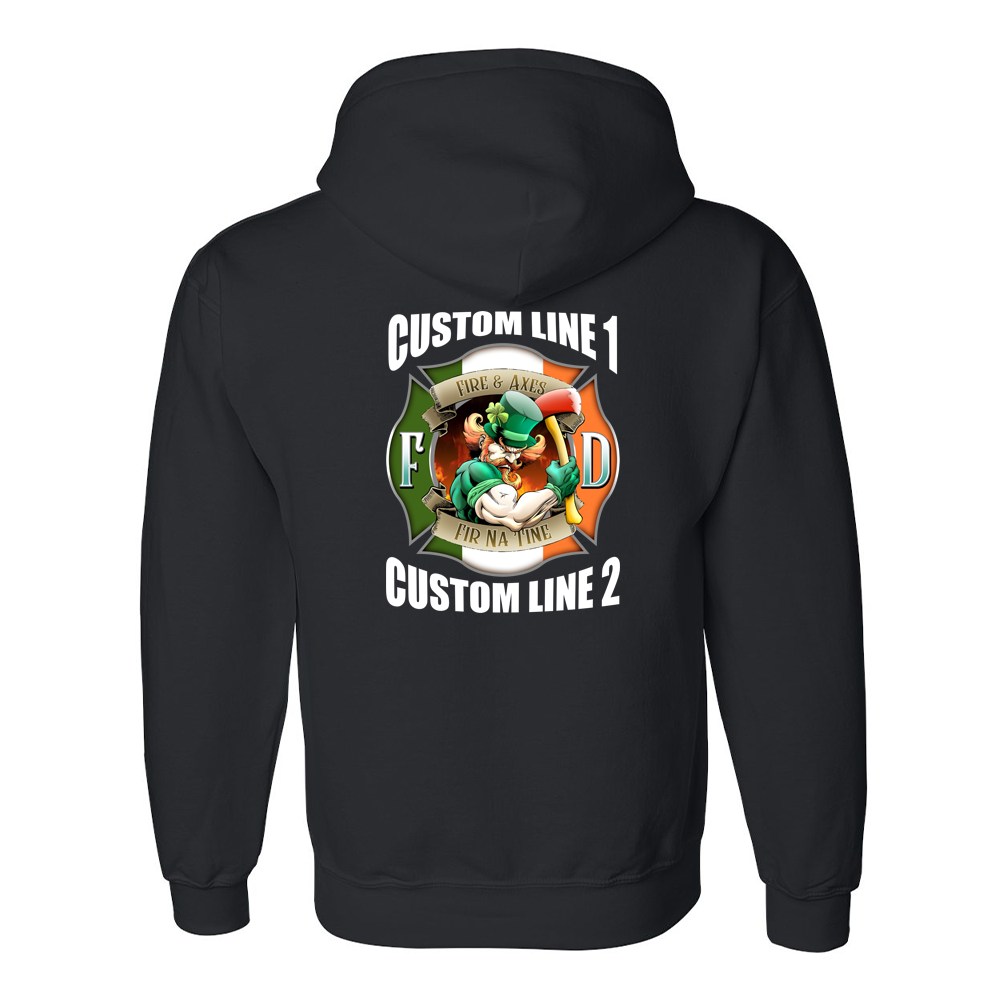 Customized Fire & Axes Irish Premium Hoodie