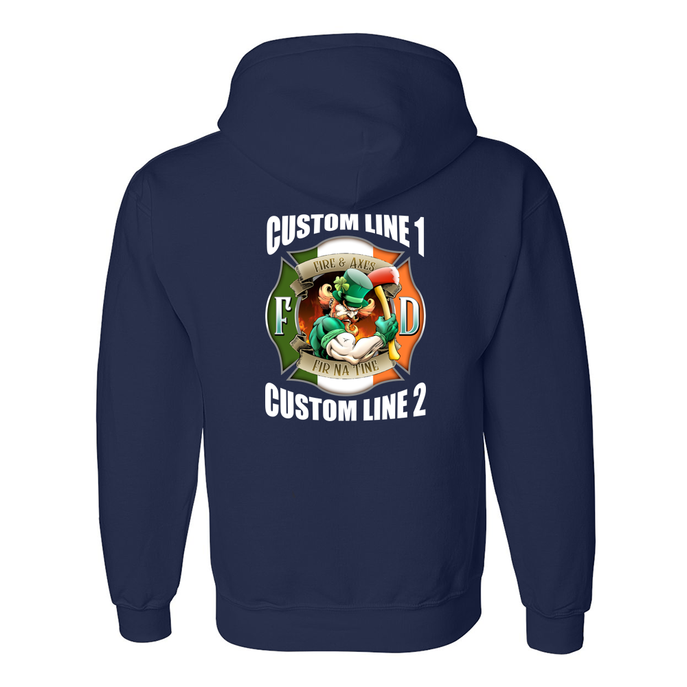 Customized Fire & Axes Irish Premium Hoodie