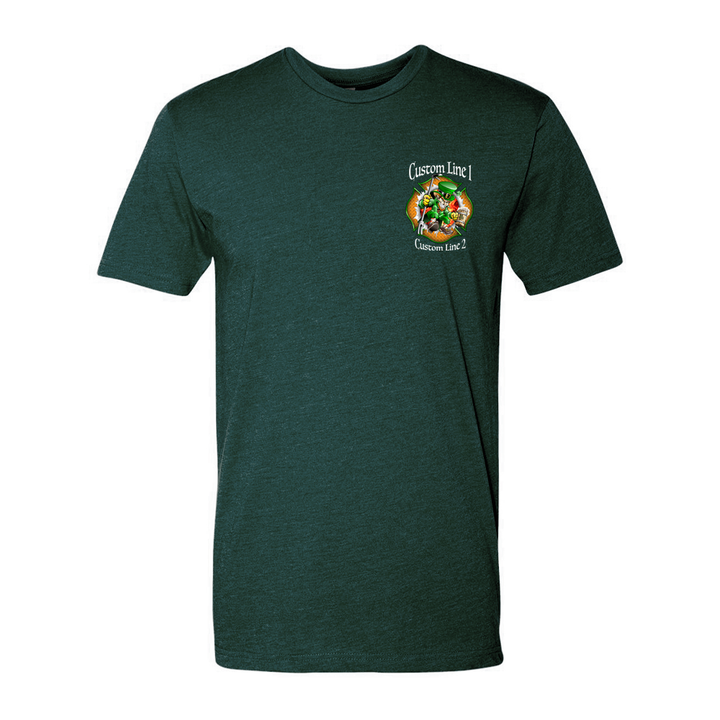 Customized Lucky Leprechaun Firefighter Premium T-Shirt