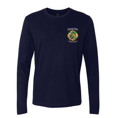 Customized Lucky Leprechaun Firefighter Premium Long Sleeve Shirt