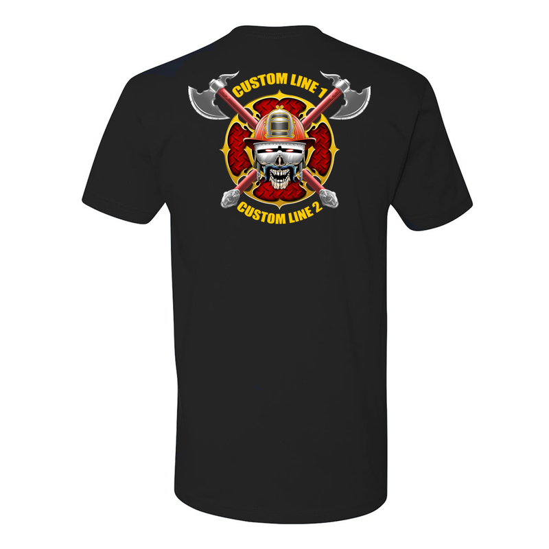 Customized Staches & Axes Fire Station Premium T-Shirt