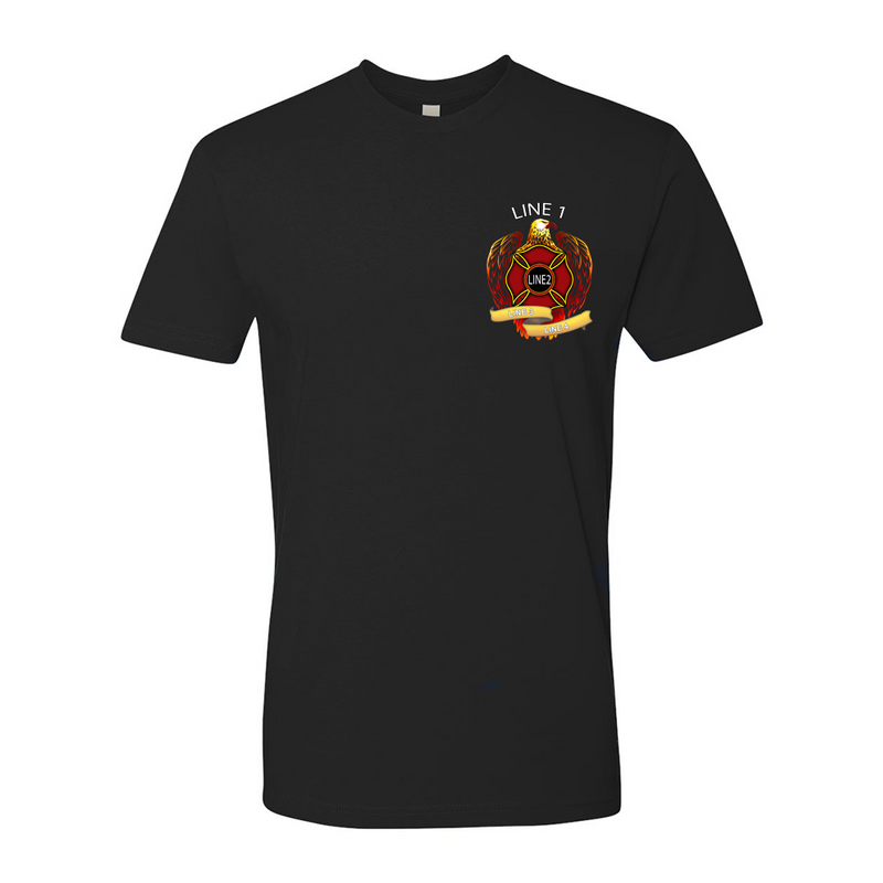 Custom Maltese Eagle Firefighter Shirt