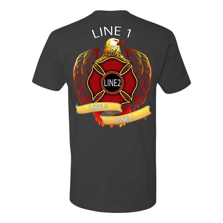 Grey Fire Station Premium Shirt with Customizable Maltese