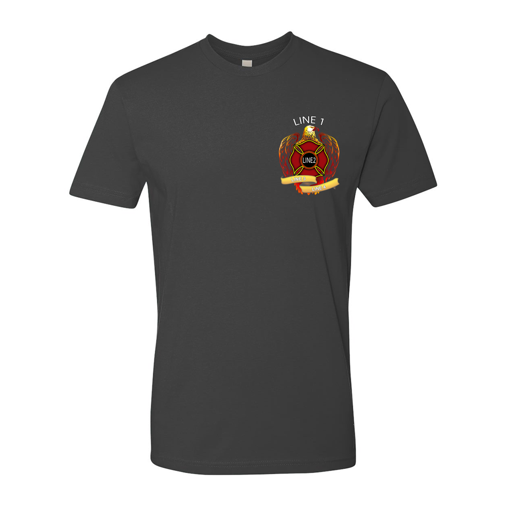 Premium Custom Firefighter Eagle Maltese Fire Station Shirt 