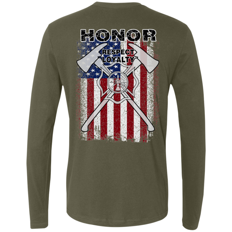 FFC 343 Honor Respect Loyalty Premium Long Sleeve Shirt