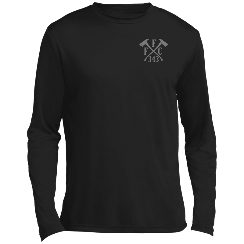 FFC 343 Crossed Axes Dri-Fit Long Sleeve T-Shirt