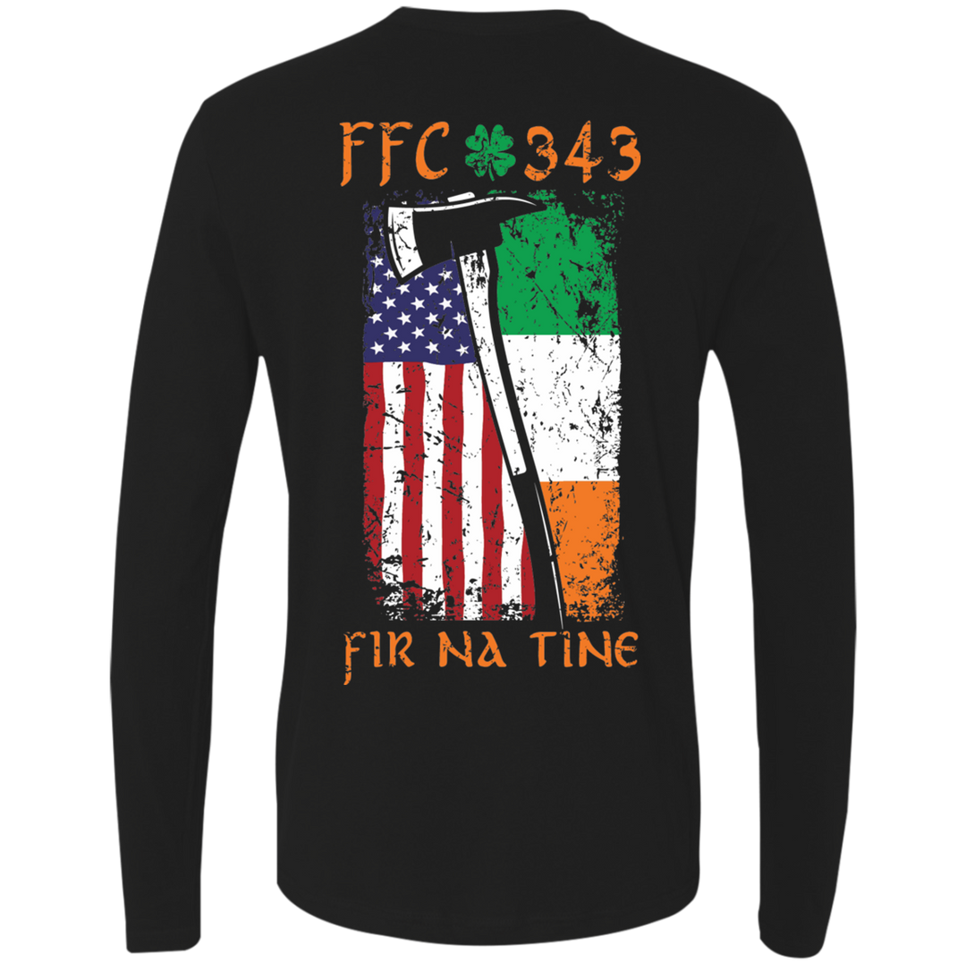 FFC 343 Fir Na Tine Irish American Premium Long Sleeve Shirt