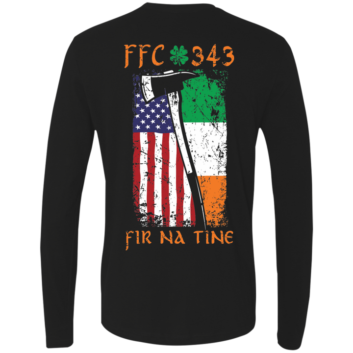 FFC 343 Fir Na Tine Irish American Premium Long Sleeve Shirt