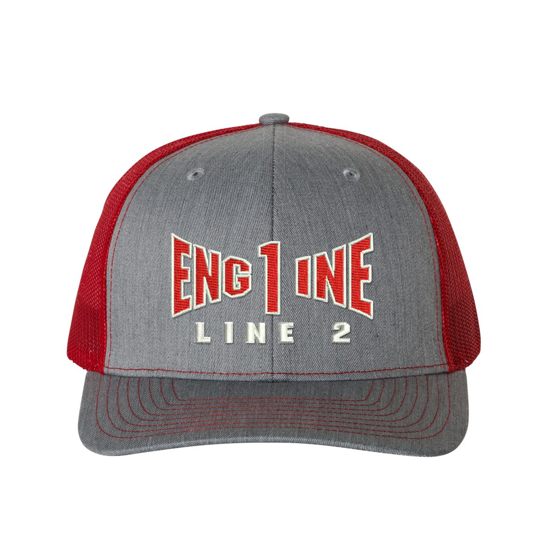 Fire Engine Cap Personalized Fire Dept Engine Snapback Trucker Hat – Firefighter.com