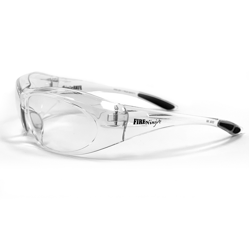 Side View of Edge 360 Clear Safety Glasses