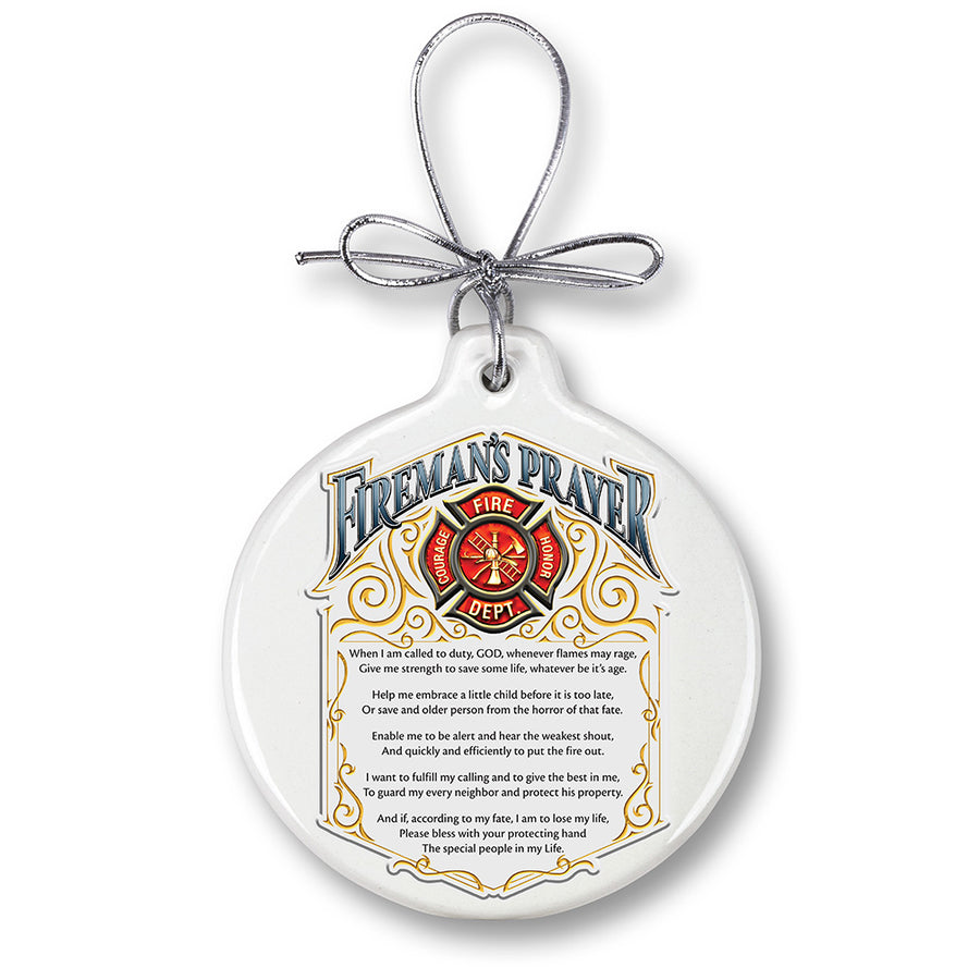 Firemans Prayer Ornament