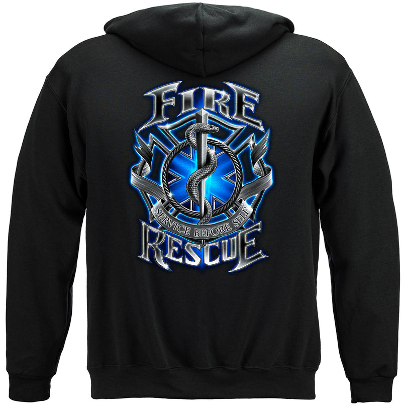 FIRE RESCUE Hooded Sweat Shirt
