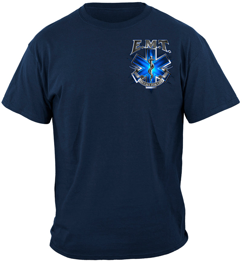 EMT On Call For Life T-shirt