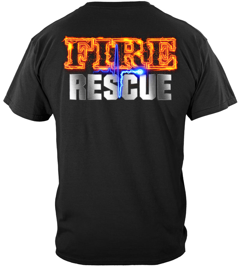 Black Fire Rescue Fire Shirt