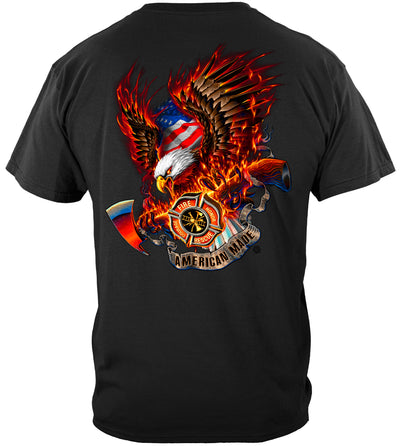 Patriotic Firefighter Tshirt