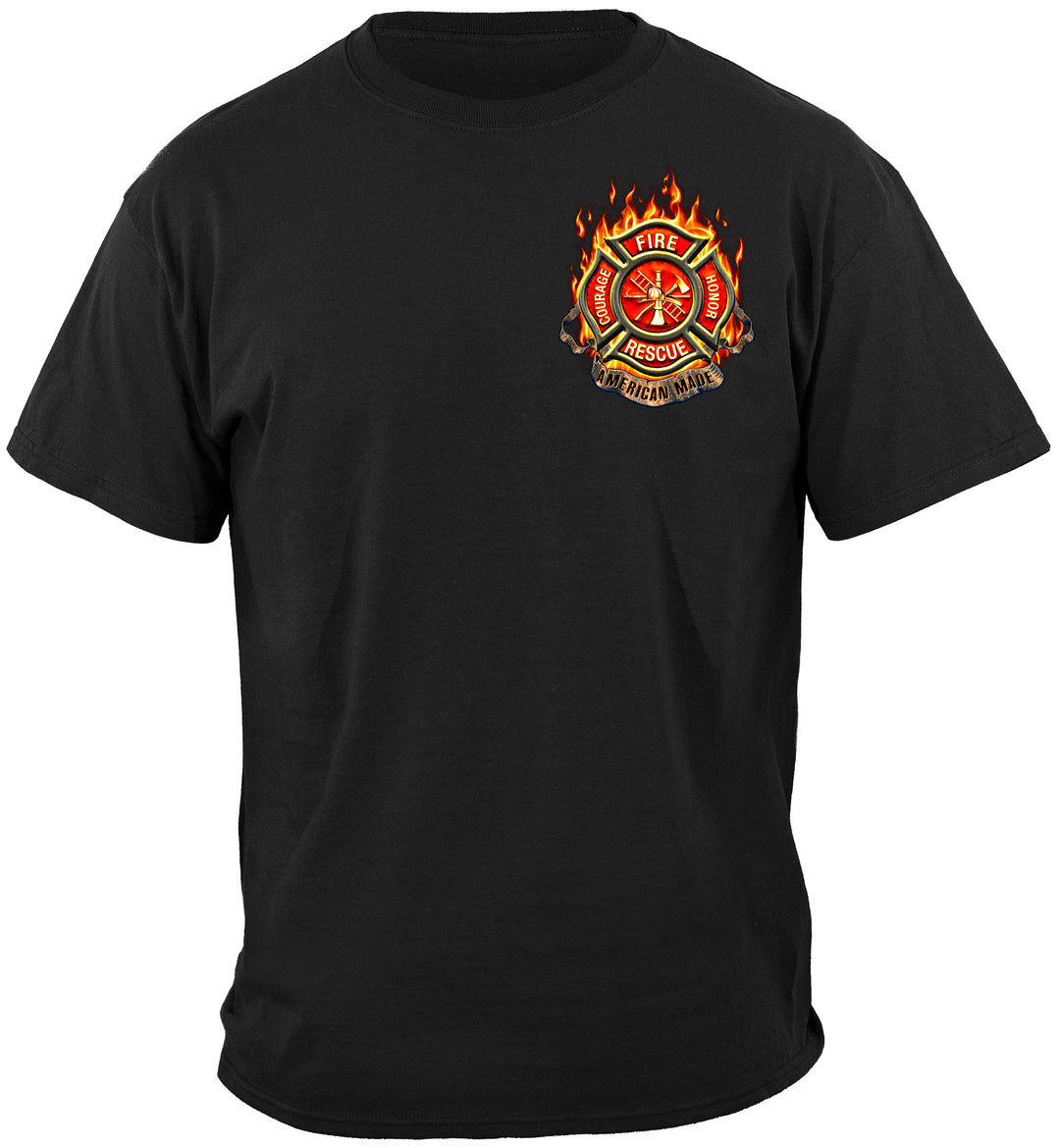 Patriotic Firefighter Tshirt