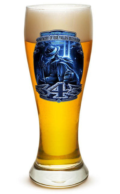 343 You Will Never Be Forgotten Pilsner Glass