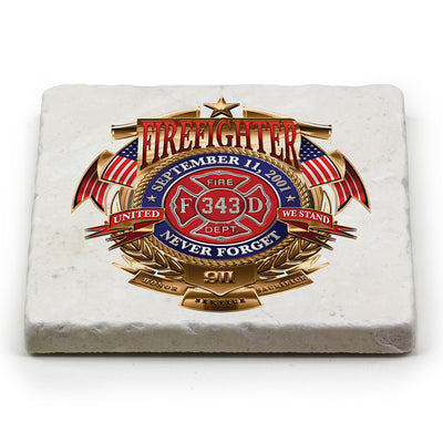 Firefighter Badge Of Honor Coaster