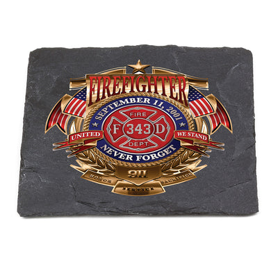 Firefighter Badge Of Honor Coaster