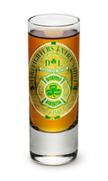 Firefighter Irelands Bravest Shooter Shot Glass
