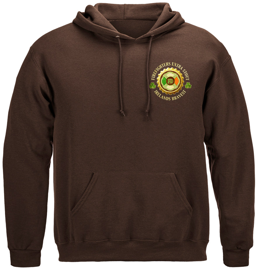 Firefighter DL Ireland's Bravest Hooded Sweat Shirt