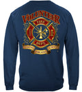 Long Sleeve Volunteer Firefighter T Shirt