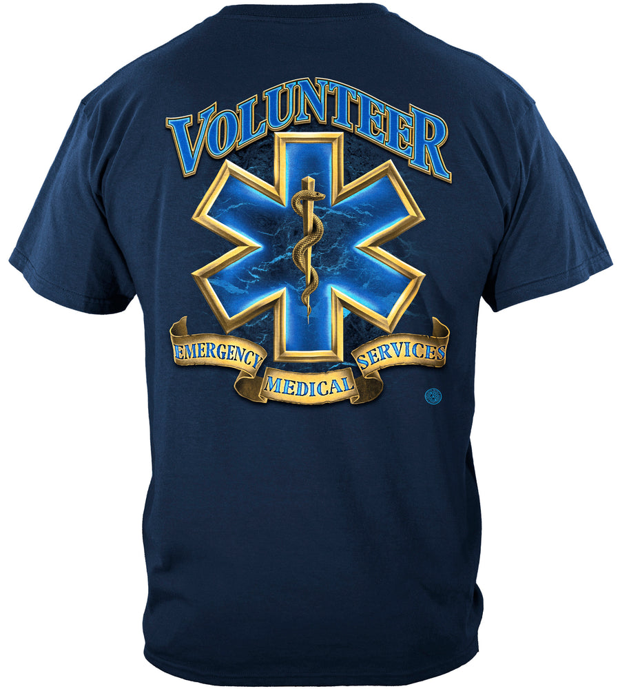 Volunteer EMS Gold Shield Tshirt